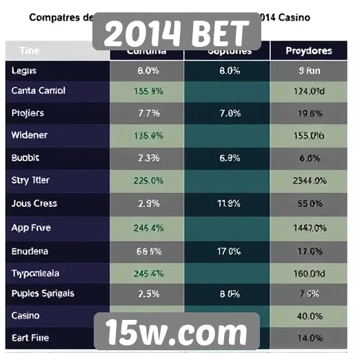 Análise das ofertas de jogos no 2014 BET